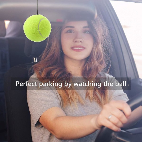 4 set Garage Parking Ball Parking Assist Parking Assistant Kit, innehåller 4 indragbara bollar med rep, 4 justerbara klämmor och 4 krokar, Garage Car Stop