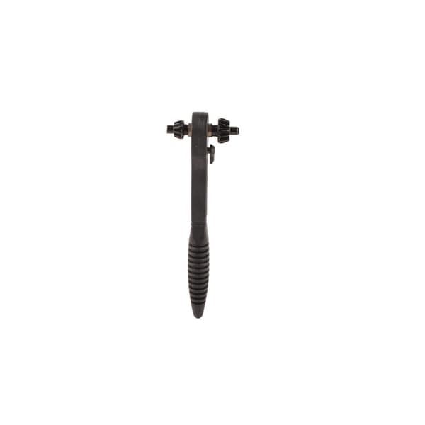 Professional Black 2-in-1 Ratchet Wrench with Rust-Resistant Non-Slip Design