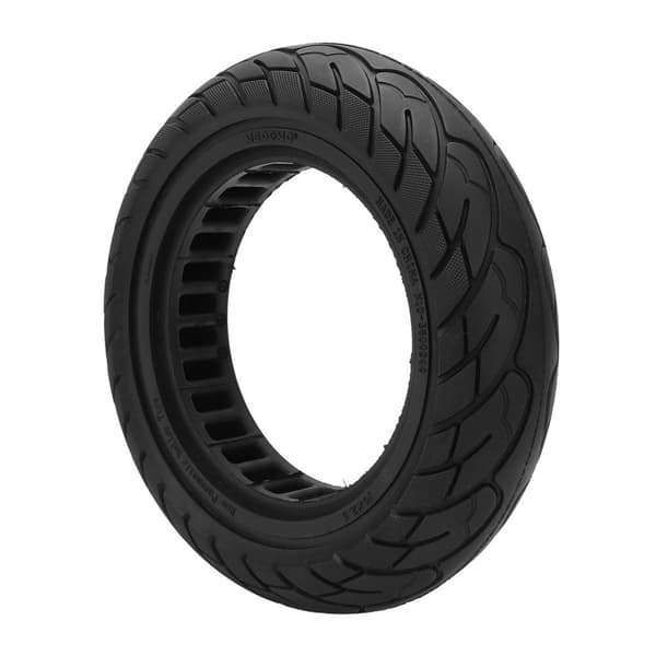 Solid Tire for Xiaomi M365 Electric Scooter - 10x2.5 Inch Tubeless Design with Honeycomb Pattern