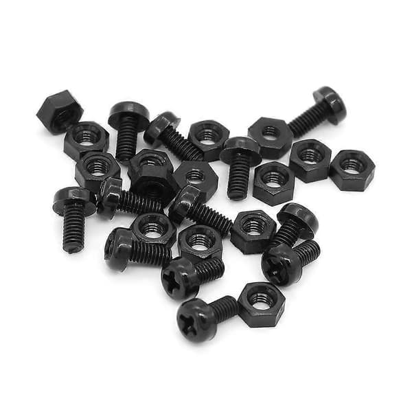 180 stk. Nylon Hex Spacer Skrue Mutter Sortimentsett Hann til Hunn (M3)