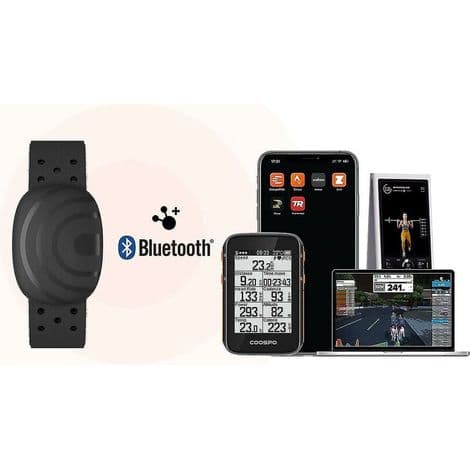 Pulsmålerarmbånd med Bluetooth og Ant+, vanntett optisk pulssensor