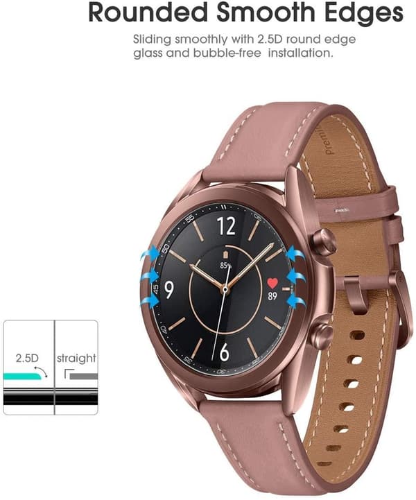 2x Tempered Glass Screen Protector for Samsung Galaxy Watch 41mm
