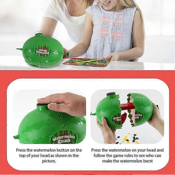 Vattenmelon Spänningsspel Sprickor Du Förlorar Barn Prank Leksak Kul Sommarfestspel