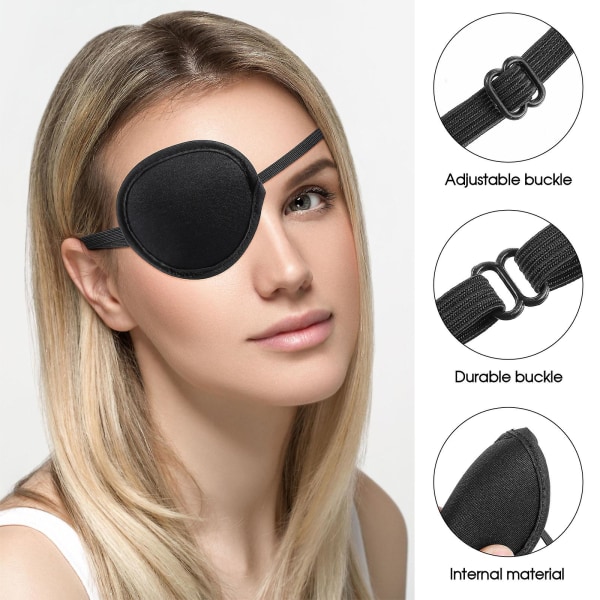 Ögonlapp för lata ögat efter operation - 3D-ögonlapp - Justerbar ögonlapp för skelning
