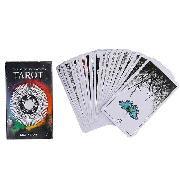 78 st Wild Unknown Tarot Deck Rider-waite Oracle Set Spåkort
