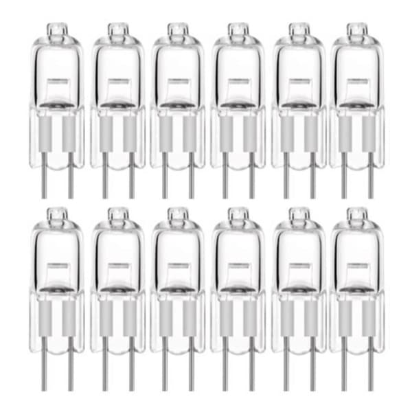 G4 halogenpærer 10W - 20W 12V - Varmhvite