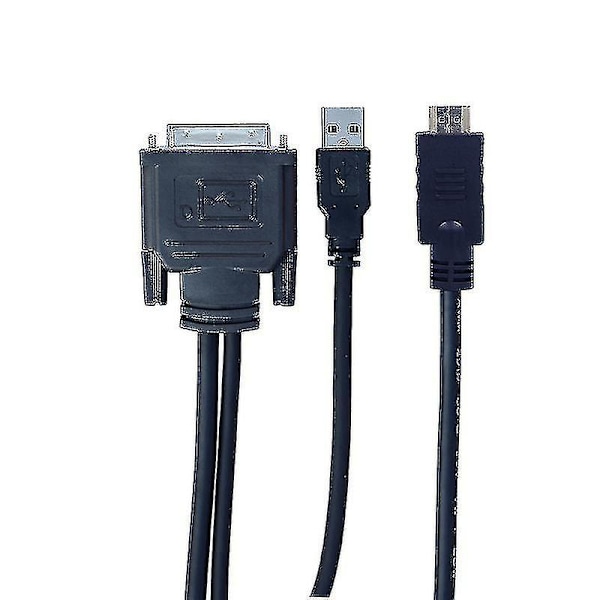 DVI M1-da 30+5 Pin - HD-yhteensopiva kaapeli Dual Link + USB-projektori kaapeli 1,7m