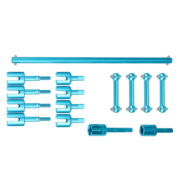 Metalldrivaxel Dog Bone Växellåda Kopplingsmuff för TT01 -01 TT01D TT01E RC Bil Uppgraderingsdelar Tillbehör