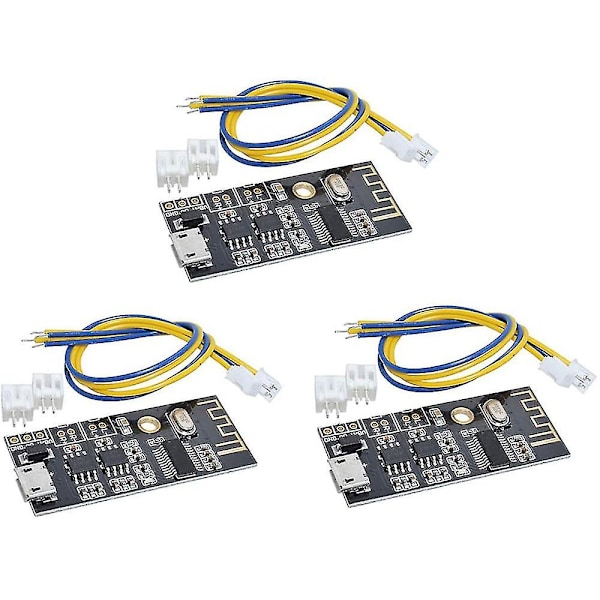 3 stk M38 Trådløs Bluetooth Mp3 Lydmottakerkort 4.2 Mp3 Tapsløs Dekoder Bluetooth 4.2 Lyd R