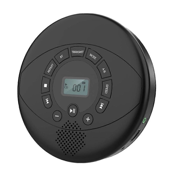 Kannettava CD-soitin Walkman Bluetooth CD Walkman Sisäänrakennettu kaiutin Ladattava CD-soitin USB/AU-liitännällä