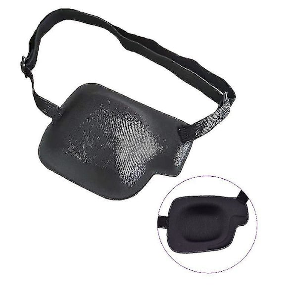 Strabismus ögonlapp, höger ögonlapp ögonlappar, ögonlapp justerbar pirat ögonlapp, justerbar