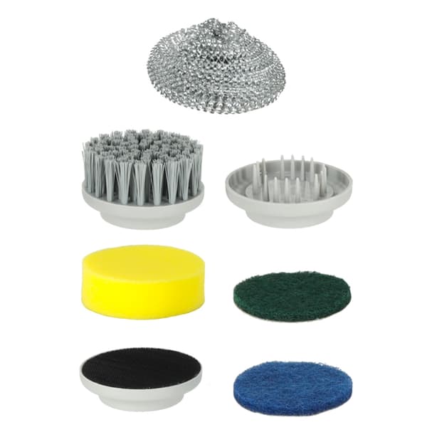 Electric 5-in-1 Cleaning Brush - Interchangeable Brush Heads