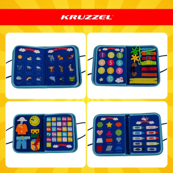 Activity Book Blue - Educational Toy