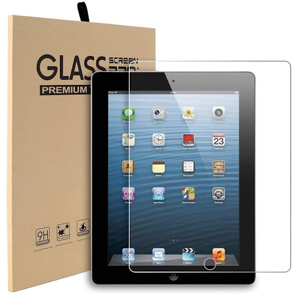 2x Tempered Glass Screen Protector for iPad 2/3/4
