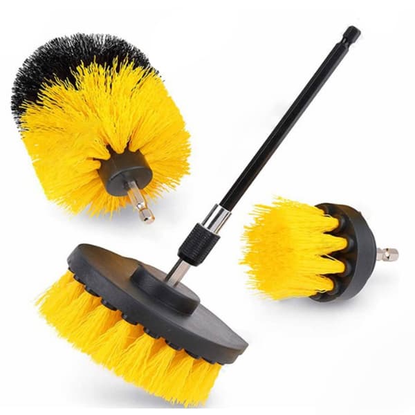 Electric Car Cleaning Brush Set