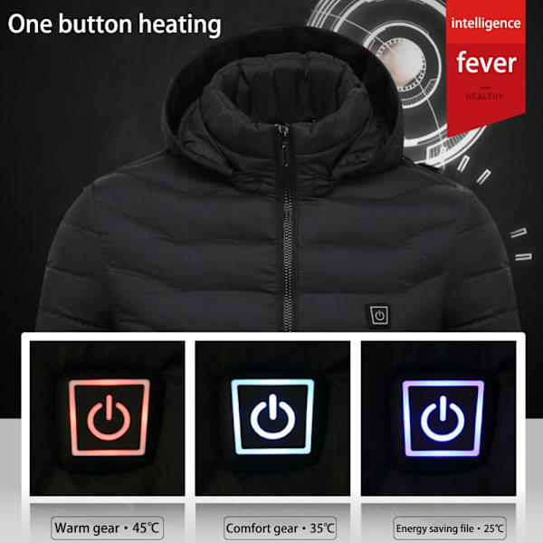 USB Heated Jacket - Stay Warm This Winter with 8-Zone Heating