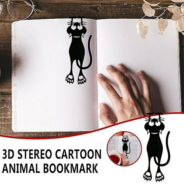 1 kpl 3D Stereokaadi Kawaii Cartoon Ihana Eläin Kirjanmerkki Kirjanmerkkilahja Uutuus R3g5 -