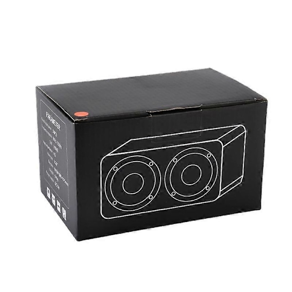 Deqi W5 bluetooth-högtalare - Trämaterial Dubbla horn Handsfree-samtalsfunktion