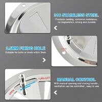 st Runda Ventilationsgaller, Ventilationsgaller 125 mm