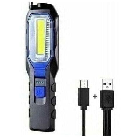Bærbar LED Arbeidslampe - USB Oppladbar Magnetisk Lampe, COB Lys Kilde