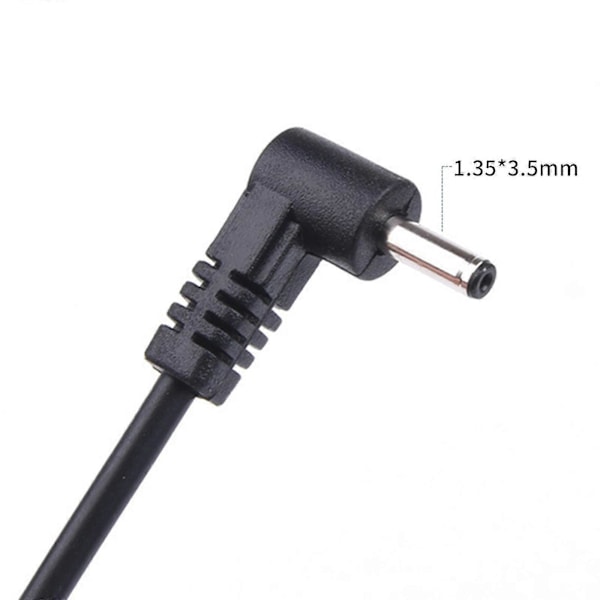 Strømkabel USB til DC 3.5 X 1.35mm 2A Max Oplader Adapter Stikkabel