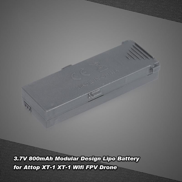 3,7V 800mAh RC Quadcopter Modulär Lipo Batteri för Attop XT-1 WiFi FPV Drönare
