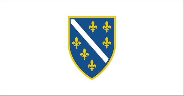 Bosniens flag (1992-1998)