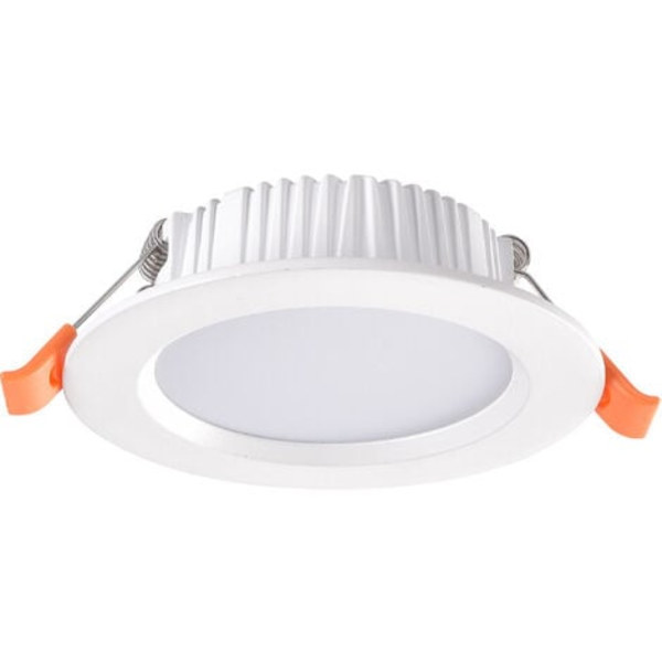 Innfelt LED Panel Spotlight Rund Ekstra-Flat Kutt Downlight Panel Varm Hvit (2,5 tommer)