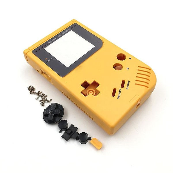 För Game Boy Classic Game Case Cover för Nintendo Gb-konsolhus för Gb-fodral Gul