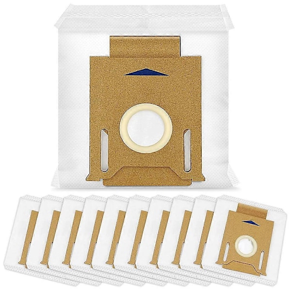 10-pack dammsugarpåsar för DEEBOT N8+ N8 Pro+ T8 T8+ T8 T8 + T8 MAX T9+ Ersättningsdammpåsar