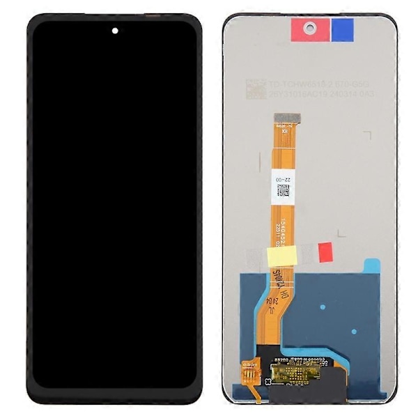 Til Oppo A79 5G / A2 5G Grade B LCD Skærm og Digitizer Samling Reservedel (Uden Logo)