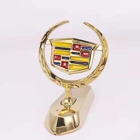 3D-logo billogo fronthette trim hette krom eagle emblem kompatibel cadillac gull