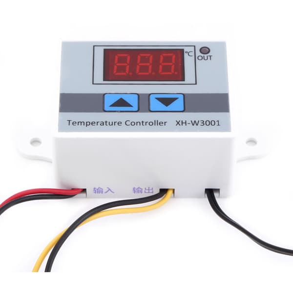 AC220V Digital LED Temperaturkontrollmodul, Termostatbryter med Vanntett Probe