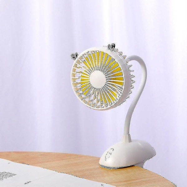 Clip-on Ventilator USB Ventilator Mini Ventilator Batteridrevet Bordventilator