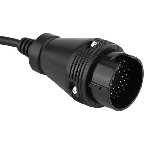 OBD2 38-pin til 16-pin adapterkontakt diagnosekabel for Iveco lastebiler
