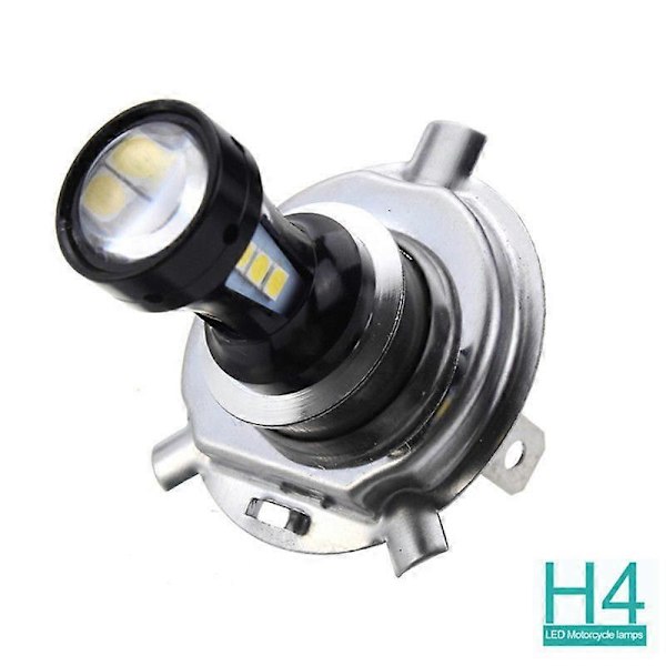 12-24v H4 3030 18 SMD LED Motorcykel Forlygte Pære 6500K