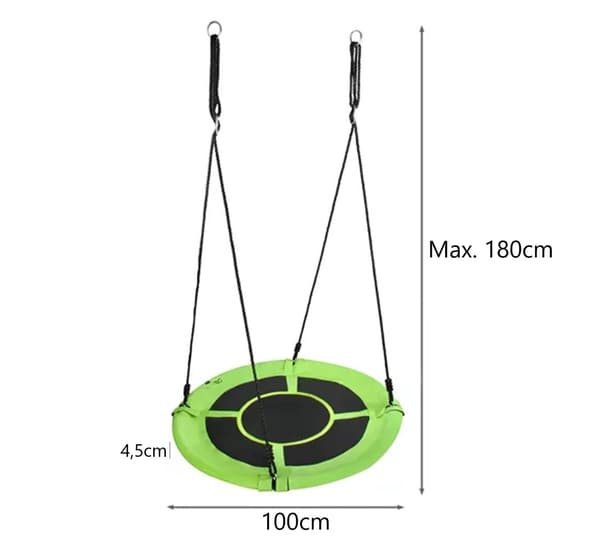 Vennehuske / Huske for Barn - 100 cm