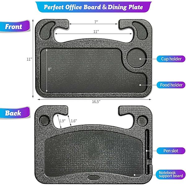 Rattbord, Multifunktionellt bord, Bilbord, Rattbord, Skrivbordsbricka Organizer
