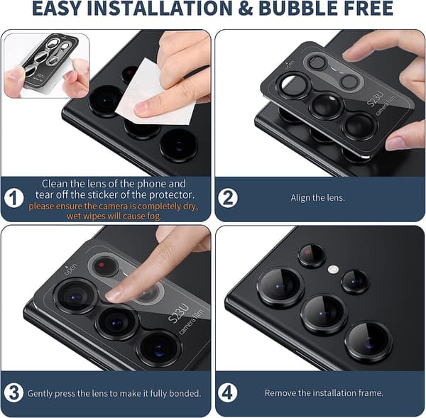 Green Samsung S24 Ultra Camera Lens Protector