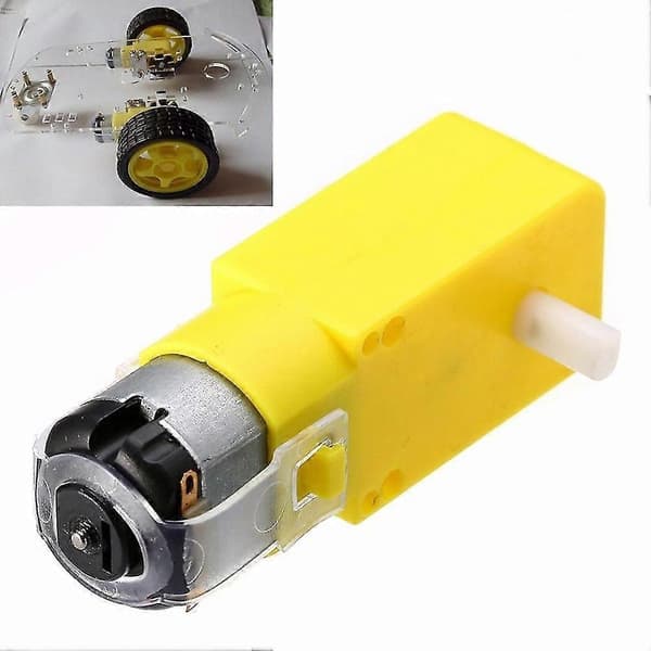 DC 3-6V Plastik Mini Elektrisk Reduktions DC Gearmotor til Intelligente Robotter Legetøj