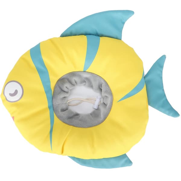 Adjustable Waterproof Fish-Shaped Recovery Collar for Cats After Surgery