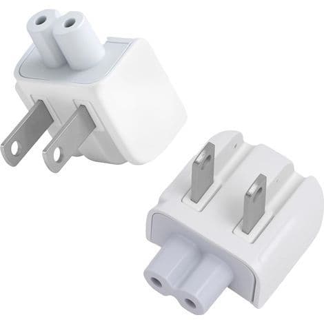 Rejseadapter Europa til USA 2 Stykker - Universaladapter til MacBook, iPad, iPhone - Kompakt og Sikker til Rejser til USA, Canada, Mexico