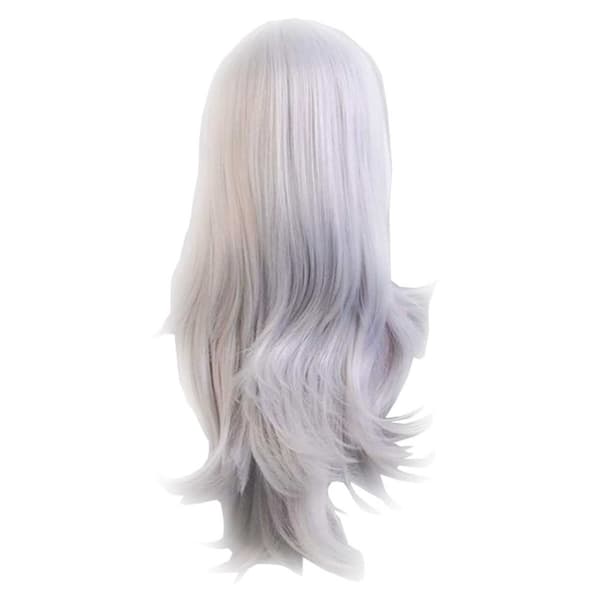 Silver White Wig 70cm Cosplay Costume