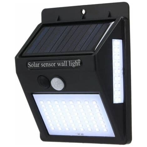100LED Solar Væglampe, Vandtæt IP65, Energibesparende Sensorlampe