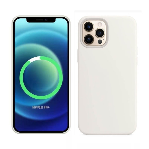 iPhone 12 Pro Max skyddande flytande case White iPhone12Promax