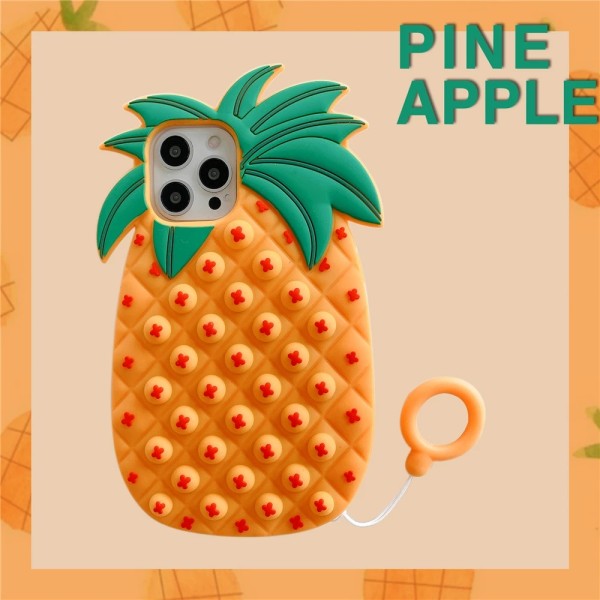 Ananas Pop It Fidget- case för iPhone 7 8plus xs x 11 12promax iPhoneXR