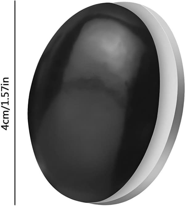 10 st magnetiska gardinvikter, magnetiska duschdraperivikter, gummerade duschdraperifoder med vikter, kraftiga magnetiska gardinvikter black