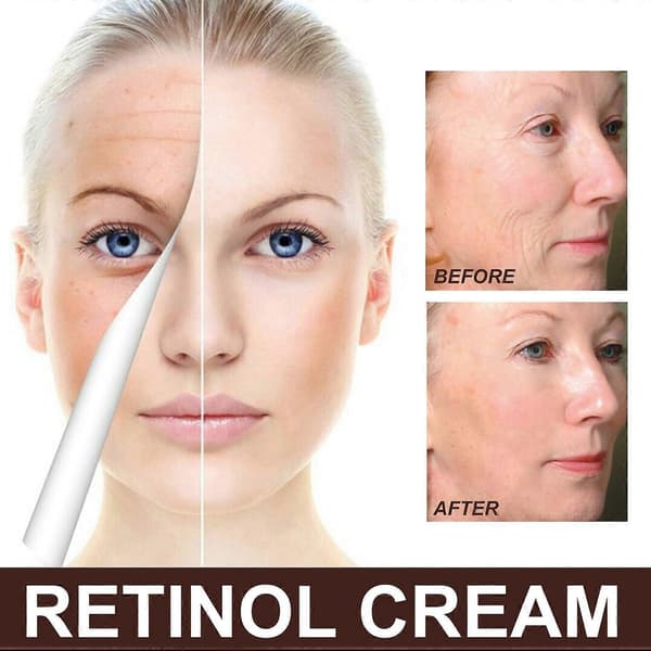 1-6 stk. Anti-aldring ansiktskrem med retinol ansiktsfuktighetskrem ansiktsløftkrem for hudstramming 3pcs