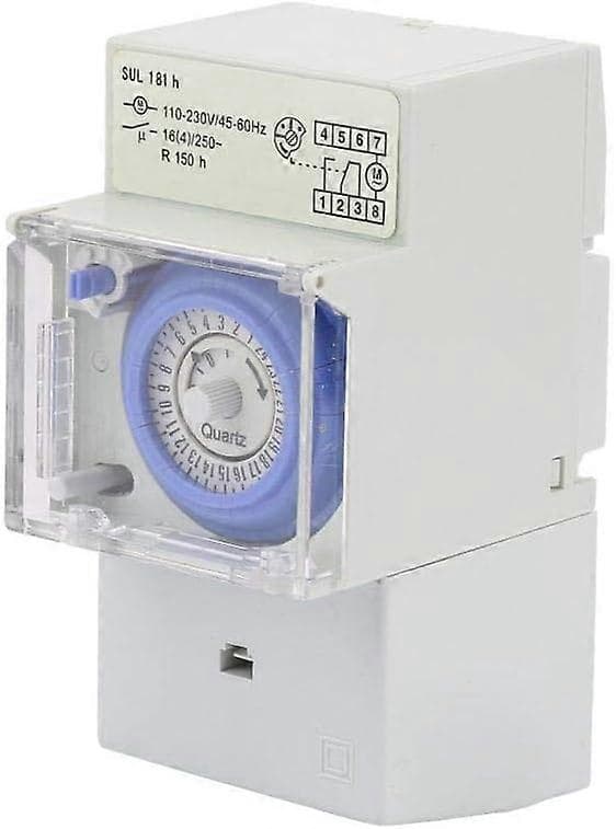Timer, 24-timers tidsafbryder, analog mekanisk timer