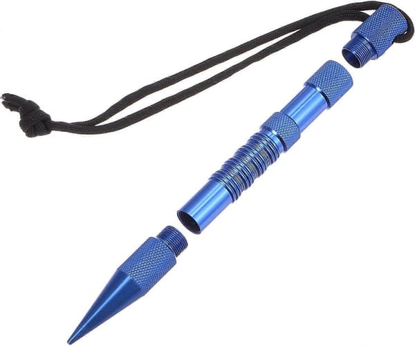 Knot Tools Paracord Sømsett med Marl Spike Blå